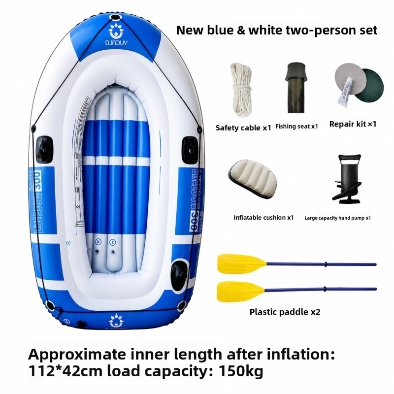 Fishing Boat Inflatable - Gommone Rinforzato Resistente all'Abrasione per Kayak,