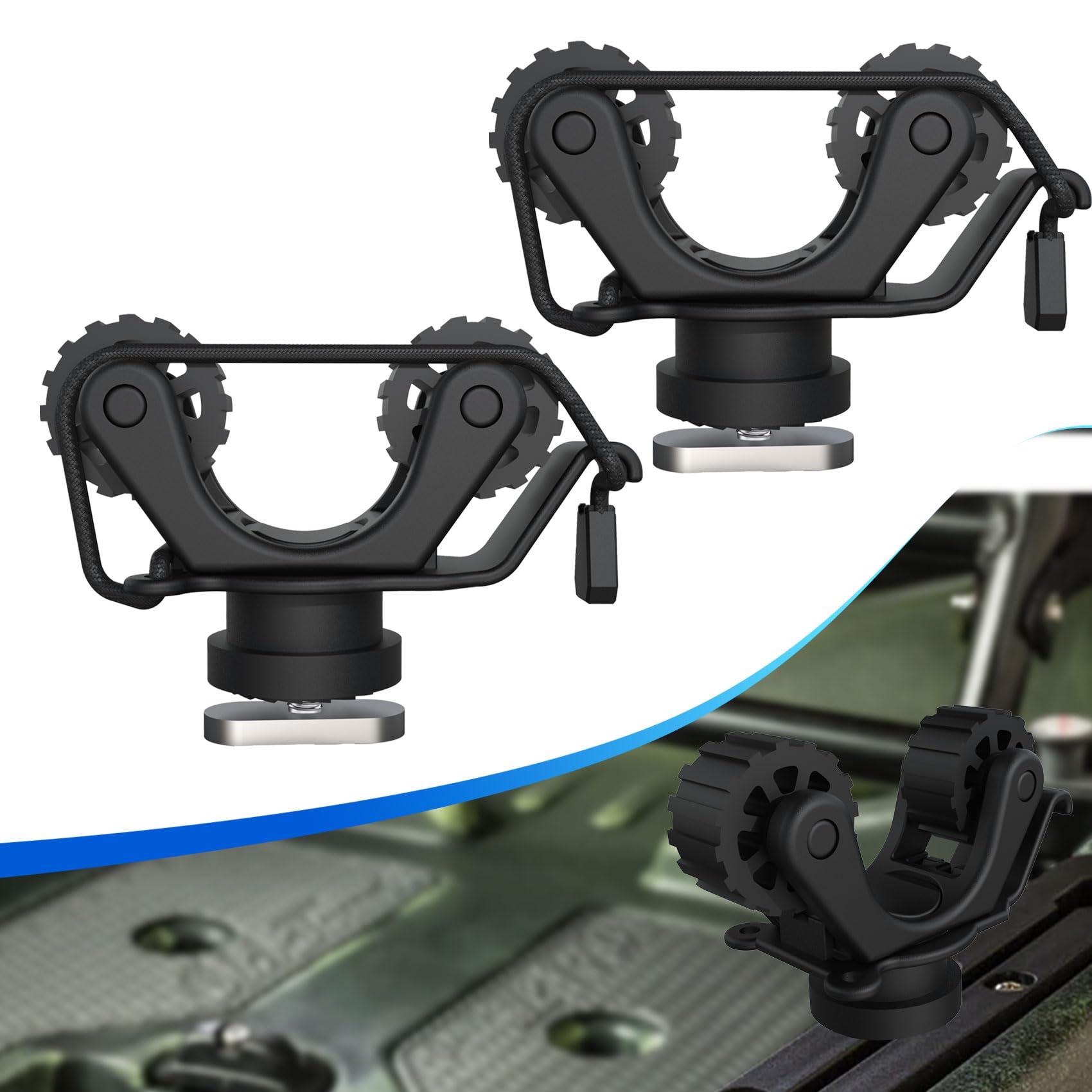 Fishing Boat Steering Wheel - Supporto per pagaia per binario per