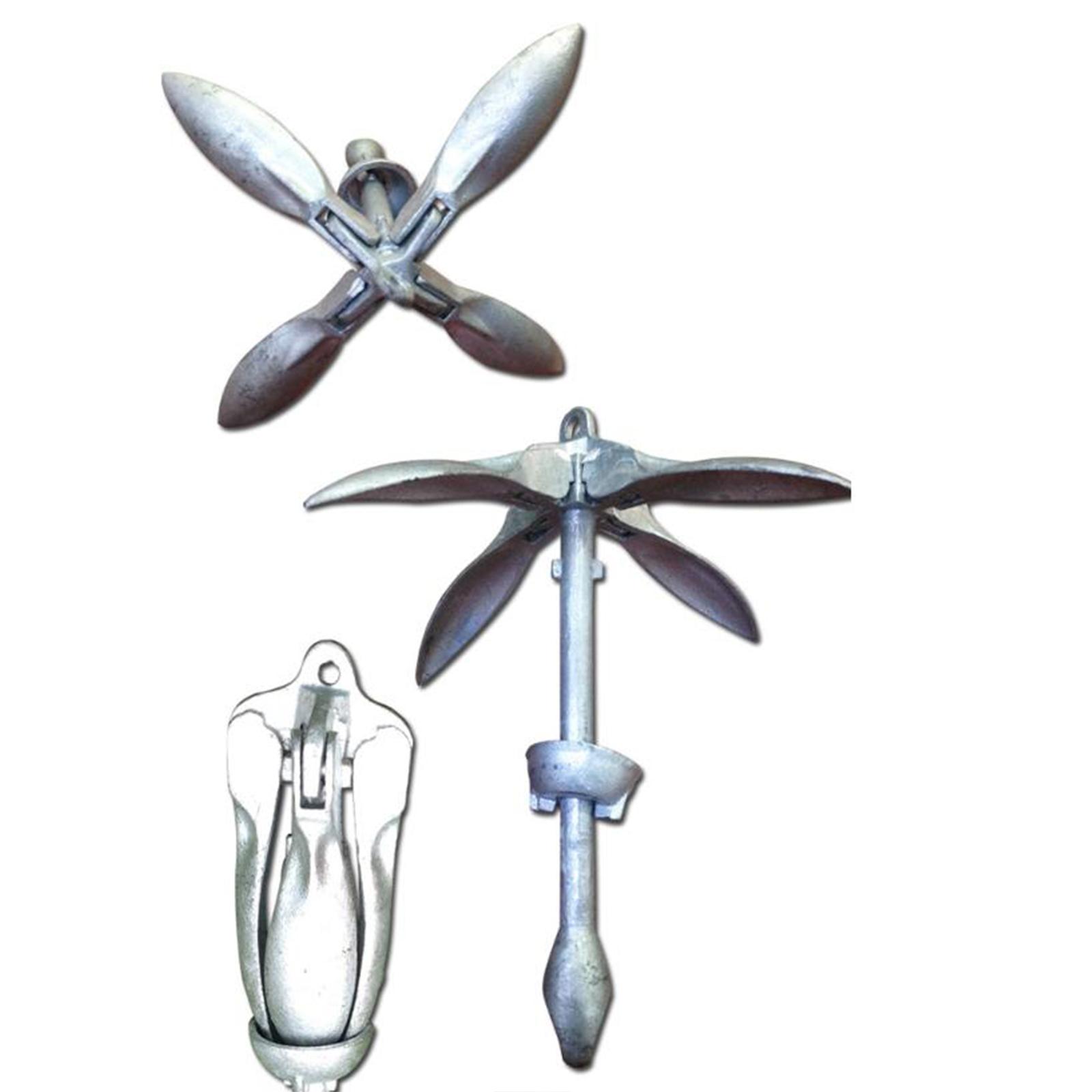 Fishing Boat Anchor - Attrezzatura per Ancora Pieghevole per Barche,