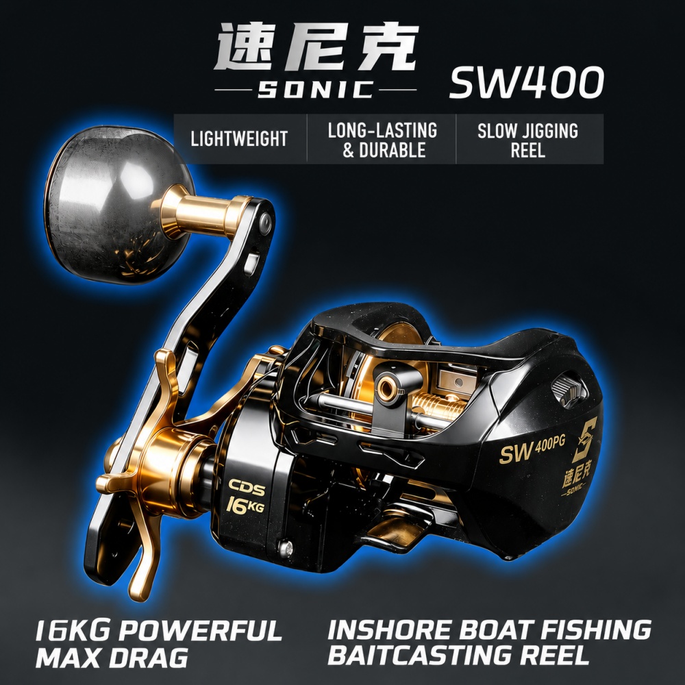 Fishing Boat Anchor - Mulinello da Jigging per Acqua Salata