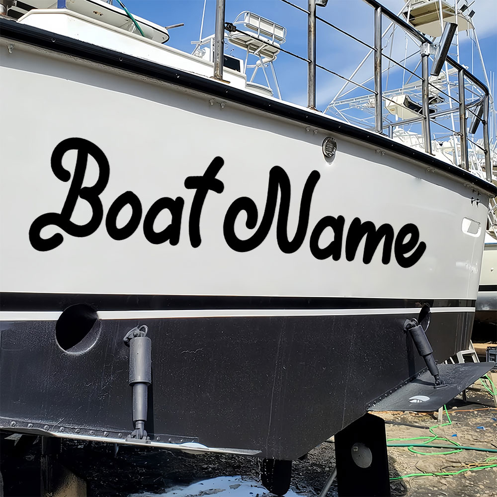 Fishing Boat Oar - Adesivi per Barche Personalizzati Impermeabili Fai-da-Te